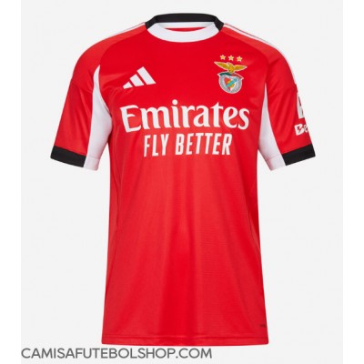 Camisa de time de futebol Benfica Dodi Lukebakio #11 Replicas 1º Equipamento 2025-26 Manga Curta Camisa de time de futebol Benfica Dodi Lukebakio #11 Replicas 1º Equipamento 2025-26 Manga Curta
